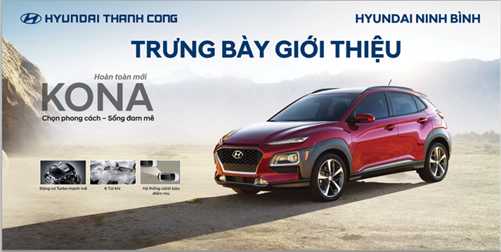 TRƯNG BÀY GIỚI THIỆU HYUNDAI KONA HOÀN TOÀN MỚI